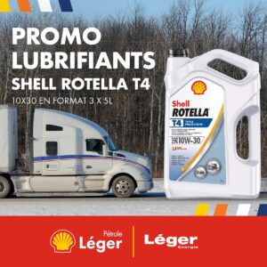 promo huile Shell Rotella T4